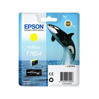 Epson T7604 Original Tintenpatrone C13T76044010 Gelb