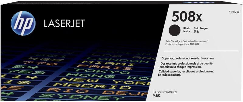 HP 508X Original Tonerkartusche CF360X Schwarz