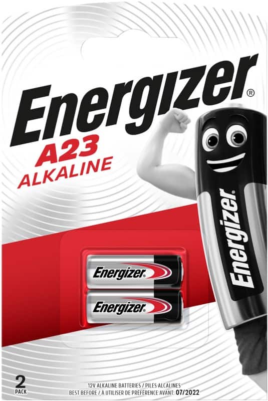 Energizer A23 Batterien E23A 8LR932 55 mAh Alkaline 12 V 2 Stück