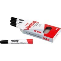 Viking WBM2.5 Whiteboard-Marker Schwarz Mittel Rundspitze 1 - 2,5 mm