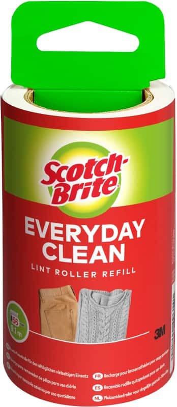 Scotch-Brite Ersatz-Fusselrolle 7 x 9 cm Weiß 56 Blatt