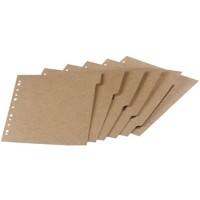 OXFORD Touareg Blanko Register DIN A4 Beige 5-teilig 280 g/m² Pappkarton Rechteckig