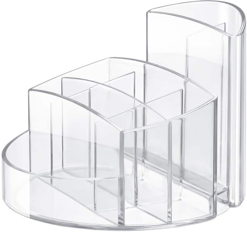 HAN RONDO Stifthalter 17460-23 PP (Polypropylen) Transparent 140 mm (B) x 140 mm (T) x 109 mm (H)