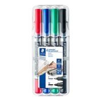 STAEDTLER Permanentmarker 348 Farbig sortiert 4 Stück