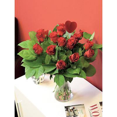 Bunchmakers Frischer Blumenstrauß Valentinsrosen Rot