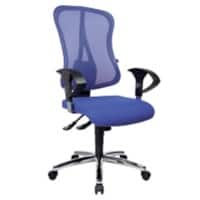 TOPSTAR Ergonomischer Bürostuhl Head Point SY Netzstoff, Stoff Blau