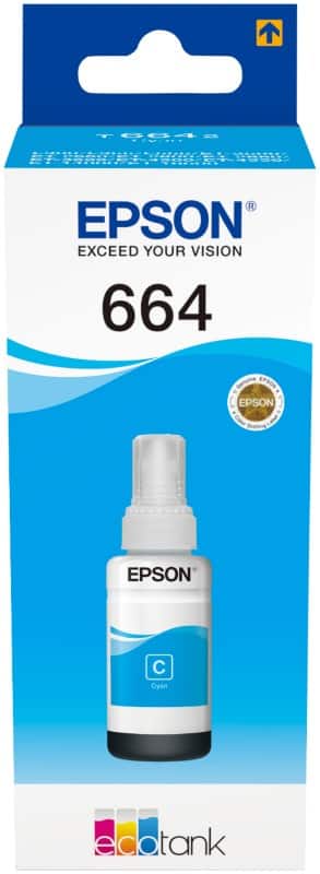 Epson 664 Original Nachfülltinte C13T664240 Cyan