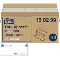 Tork Xpress Universal Recycelt 100% Falthandtücher H2 M-falz Weiß 2-lagig 150299 20 Stück à 237 Blatt