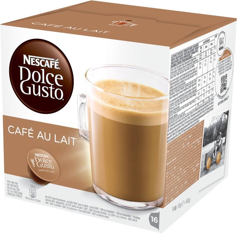 NESCAFÉ Dolce Gusto Dolce Gusto Cafe Au Lait Kaffeekapseln 16 Stück à 10 g