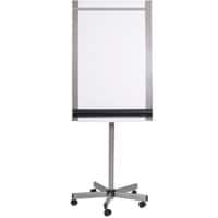 Bi-Office Mobiles Flipchart Stahl 70 (B) x 195 (H) cm Grau