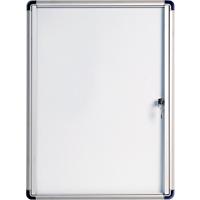 Bi-Office Enclore Indoor Budget Abschließbarer Schaukasten Magnetisch 3 x A4 73,5 (B) x 35,7 (H) cm Weiß