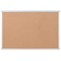 Bi-Office Earth Pinnwand Nicht magnetisch Wandmontage Kork 90 (B) x 1,2 (T) x 120 (H) cm Aluminium Braun