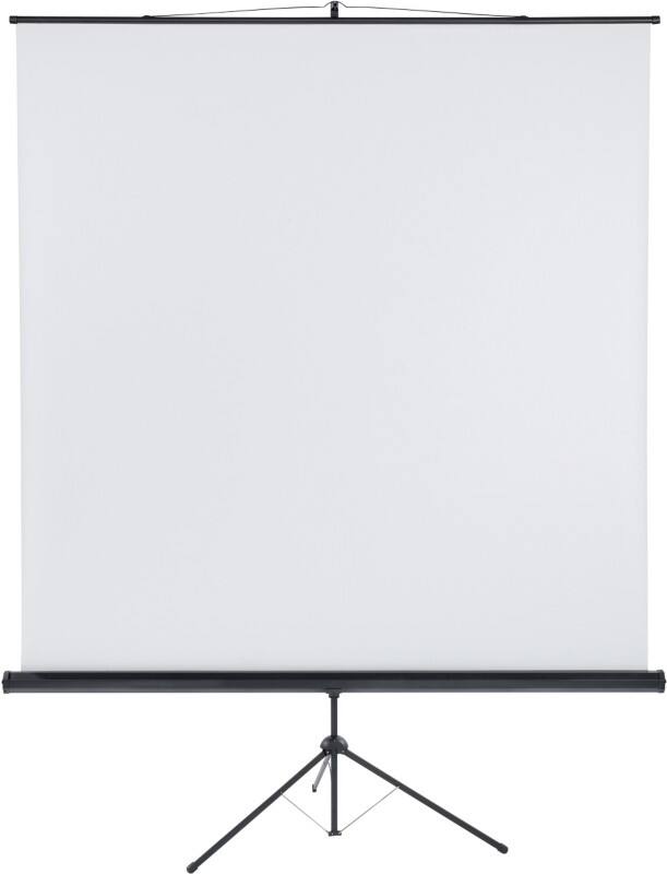 Franken Leinwand mit Stativ Valueline 200 x 200cm