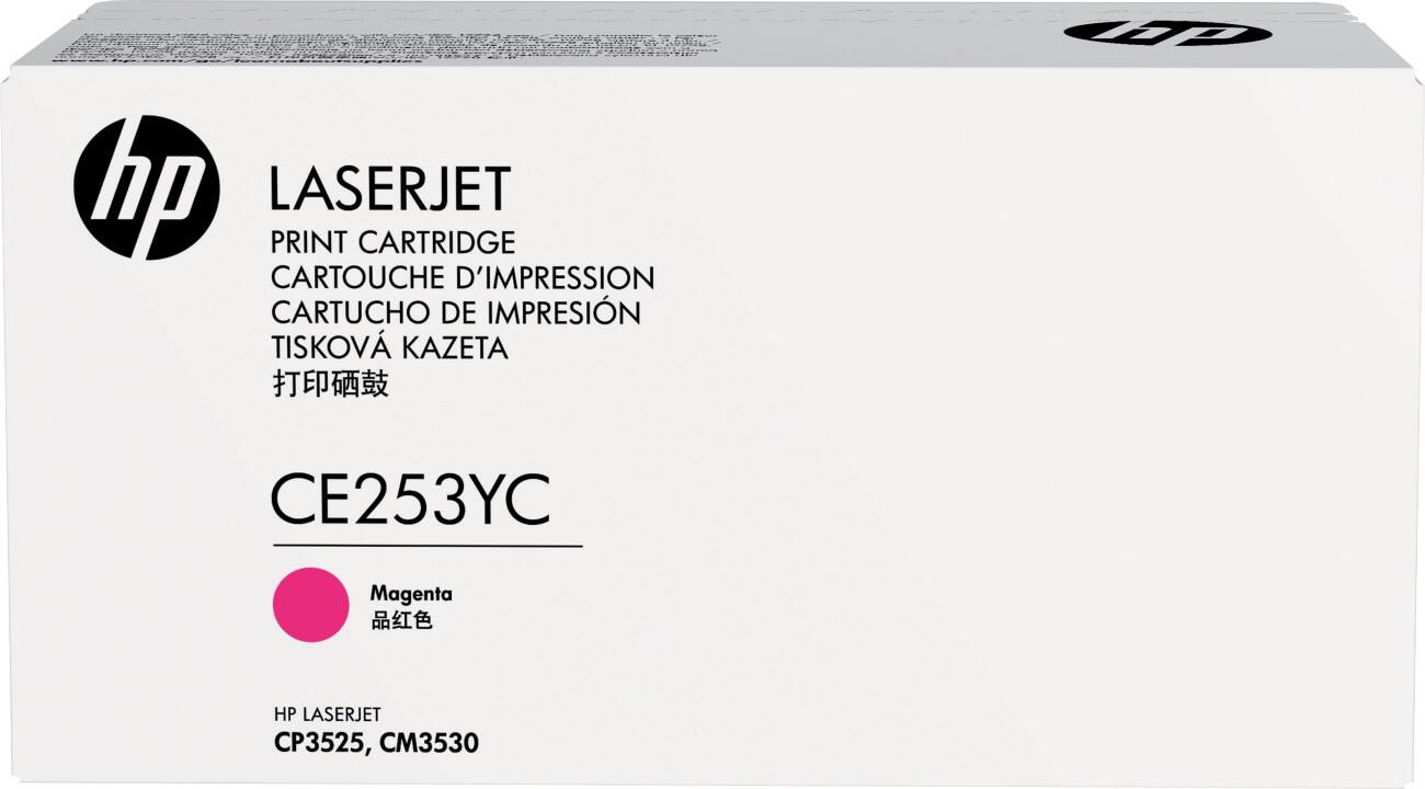 HP Original Tonerkartusche CE253YC Magenta