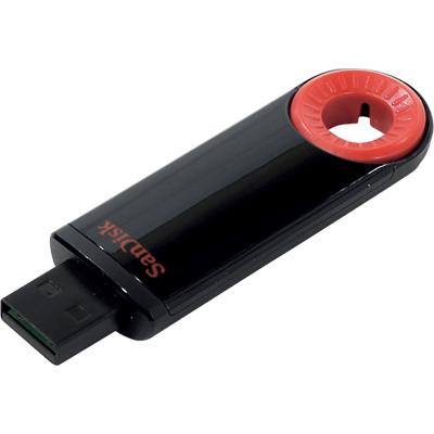 SanDisk USB 2.0 USB-Stick Cruzer Dial 32 GB Schwarz, Rot