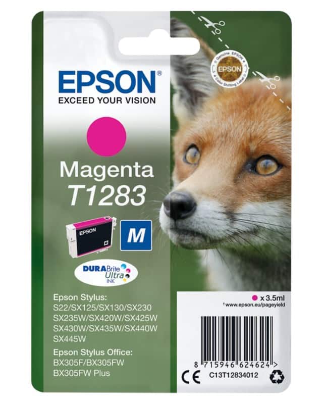 Epson T1283 Original Tintenpatrone C13T12834012 Magenta