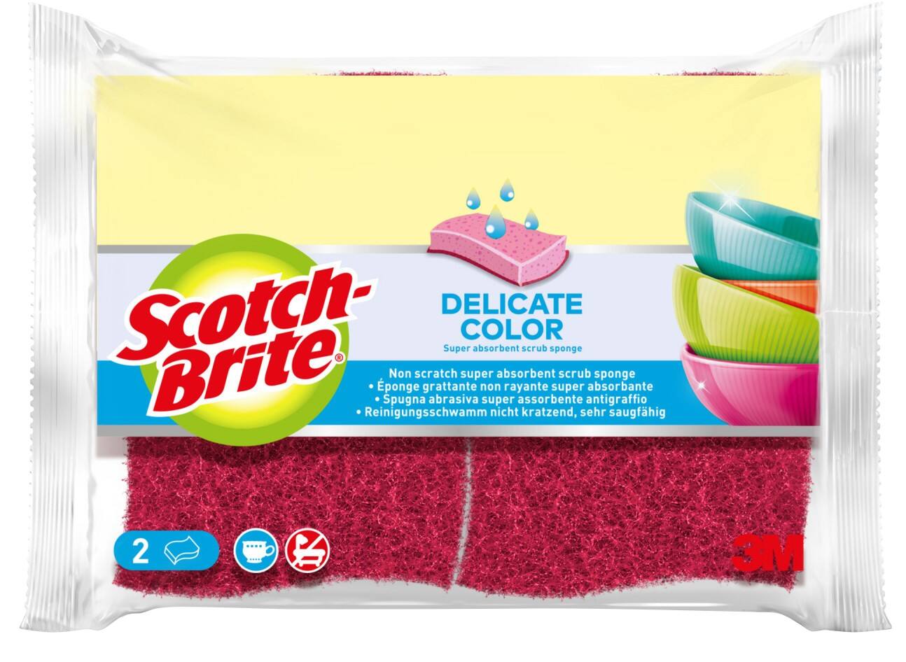 Scotch-Brite Schwamm Universal Color 2 Stück