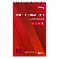 Niceday Notizblock Spezial Liniert Papier Softcover Blau Nicht perforiert 100 Seiten Pack 5