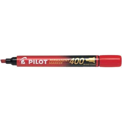 Pilot Super Grip 400 Permanentmarker Breit Keilspitze 4 mm Rot