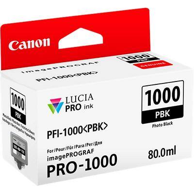 Canon PFI-1000PBK Original Tintenpatrone Foto-Schwarz