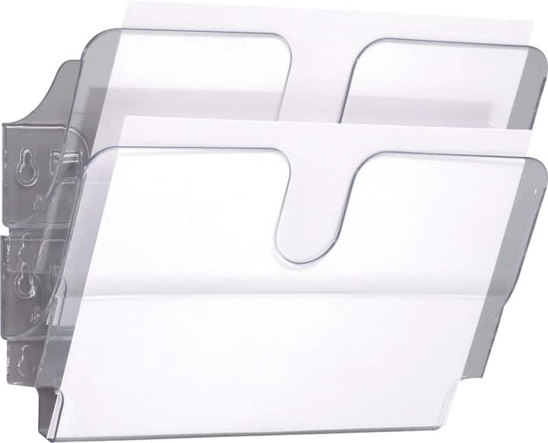 DURABLE FlexiPlus Wandprospekthalter PS (Polystyrol) DIN A4 Transparent
