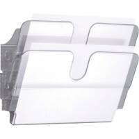 DURABLE FlexiPlus Wandprospekthalter DIN A4 Polystyrol Transparent 34 x 10 x 25 cm