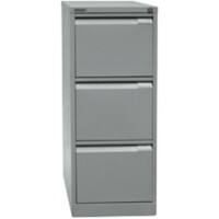 Bisley Aktenschrank A4BS3E 3 Schübe Silber 413 x 622 x 1.016 mm