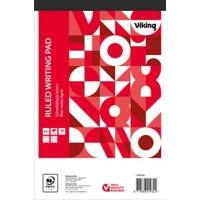 Office Depot DIN A5+ oben gebunden Weiß Papierumschlag Notizblock Liniert 100 Blatt 5 Stück