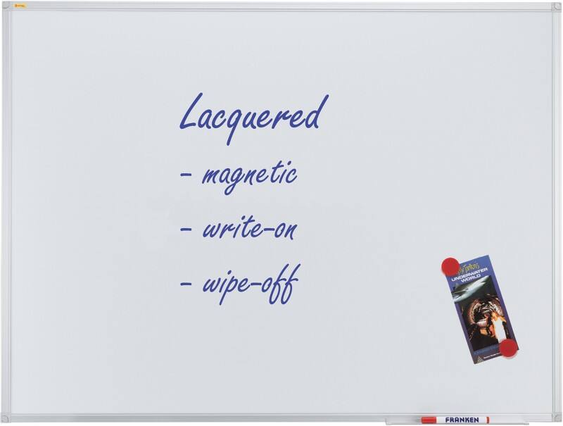 Franken X-tra!Line Whiteboard Magnetisch Einseitig 90 (B) x 60 (H) cm Weiß