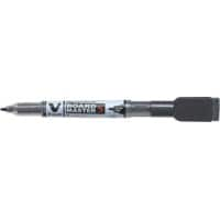 Pilot V-Board Master S Ja Whiteboard-Marker Schwarz Extra Fein Rundspitze 0,8 mm Recycled