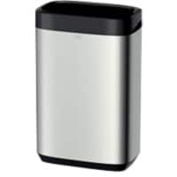 Tork Rostfreier Stahl Papierkorb B1 50 L 39,5 x 25,3 x 61,4 cm Silber