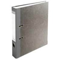 Exacompta Schmal Ordner DIN A4 50 mm Grau 2 Ringe 53509E Pappkarton Wolkenmarmor Hochformat