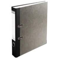 Exacompta PremTouch Ordner DIN A4 50 mm Grau, Schwarz 2 Ringe Pappkarton Wolkenmarmor Hochformat
