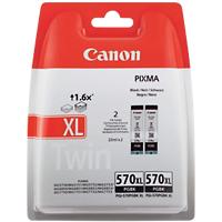 Canon PGI-570XL Original Tintenpatrone 0318C007 Schwarz 2 Stück Duopack