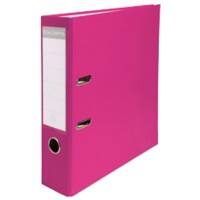 Exacompta Maxi Ordner DIN A4 75 mm Himbeere 2 Ringe Pappkarton, PP (Polypropylen) Glatt Hochformat