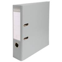 Exacompta Maxi Ordner DIN A4 75 mm Grau 2 Ringe Pappkarton, PP (Polypropylen) Glatt Hochformat