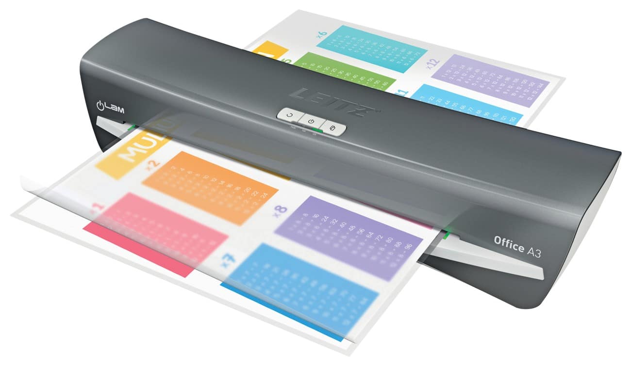 Leitz iLAM Home Office DIN A3 Laminiergerät 500 mm/min. 1 Min. Aufwärmzeit 125 (2 x 125 Mikron)