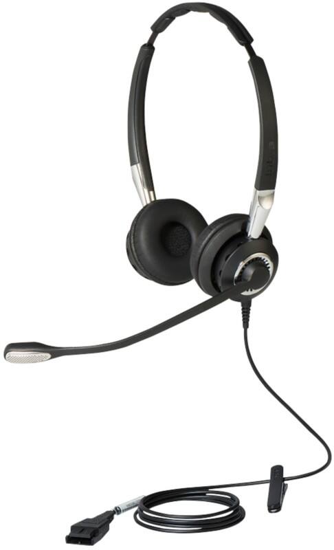 Jabra BIZ Verkabelt Headset Kopfbügel USB Noise Cancelling Microphone Mit Mikrofon Stereo BIZ 2400 II Duo QD