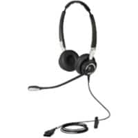 Jabra BIZ 2400 II Duo QD Corded Headset Schwarz