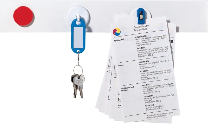 Franken Magnetleiste 100 (B) x 5 (H) cm Weiß 10 Stück