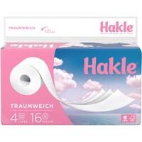 Hakle Dream Soft Toilettenpapier 4-lagig 10123 16 Rollen à 130 Blatt