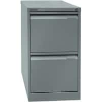Bisley Hängeregistraturschrank 3623355 2 Schübe Silber 413 x 622 x 711 mm