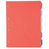 Djois Smartfolder Dokumentenmappe 111302 DIN A4 Karton Klettverschluss 24,5 (B) x 32,5 (T) x 0,1 (H) cm Farbig sortiert 6 Stück