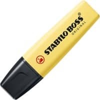 STABILO Boss Original Textmarker Gelb Keilspitze 2-5 mm Nachfüllbar
