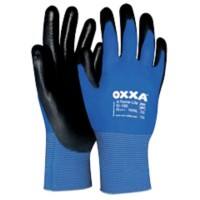 Oxxa Handschuhe X-Treme-Lite Polyurethan Größe S Schwarz, Blau 1 Paar Ungepudert