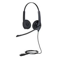 Jabra BIZ 1500 Duo QD EMEA Kabelgebundenes Headset Schwarz