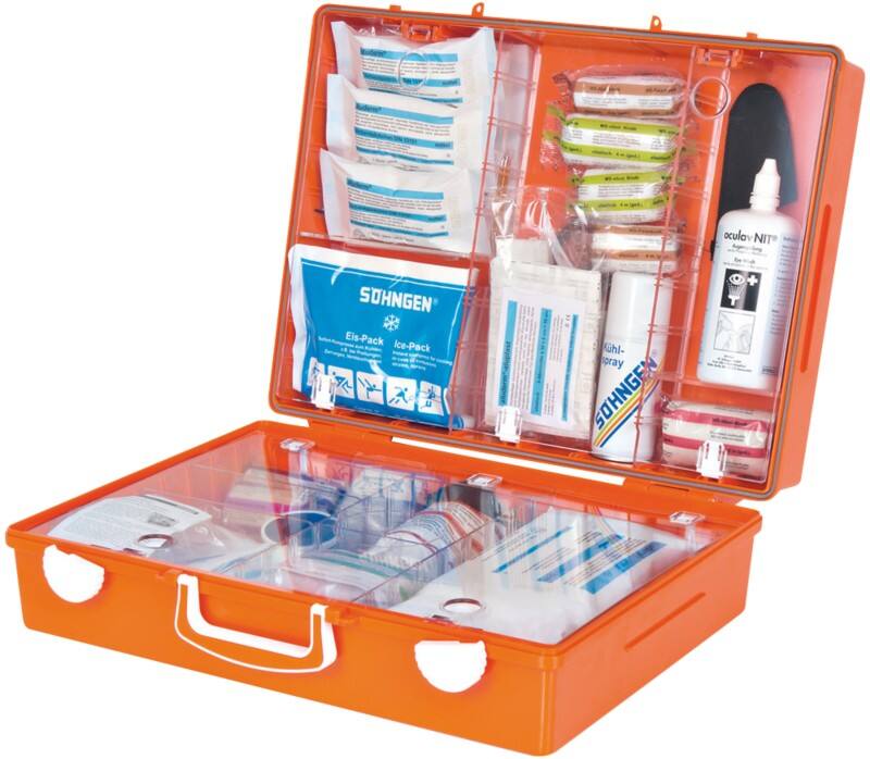 SÖHNGEN Erste-Hilfe-Kasten SPEZIAL mit CD Baustelle 40 x 150 x 30 cm
