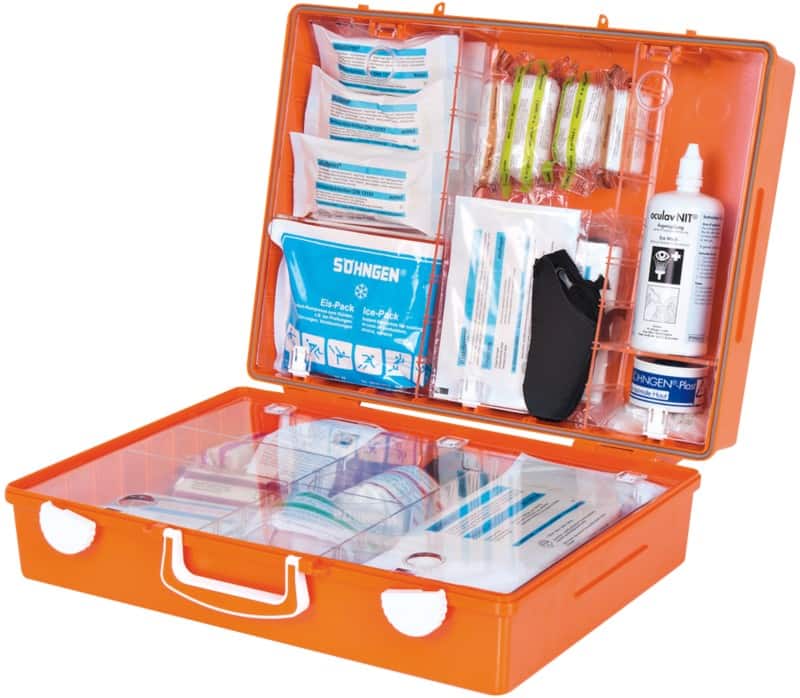 SÖHNGEN Erste-Hilfe-Kasten Mit CD Werkstatt 40 x 30 cm