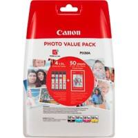Canon CLI-581XL Original Tintenpatrone 2052C004 Schwarz, Cyan, Magenta, Gelb 4 Stück Multipack