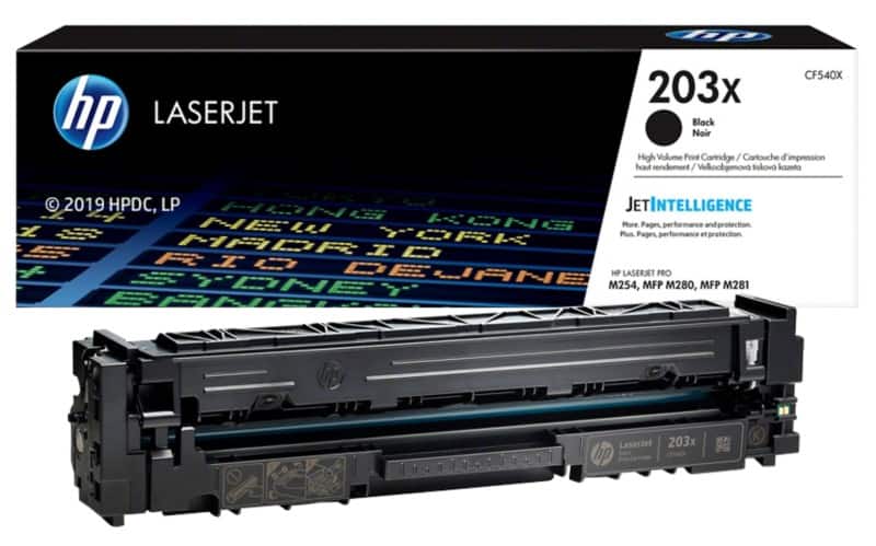 HP 203X Original Tonerkartusche CF540X Schwarz